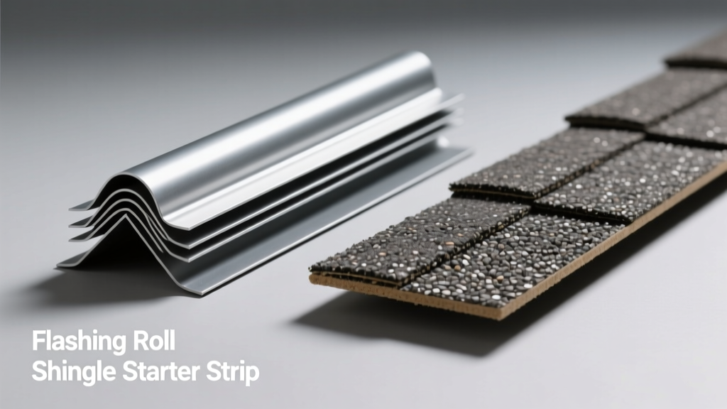 Flashing Roll vs Shingle Starter Strip: Roof Edge Choice
