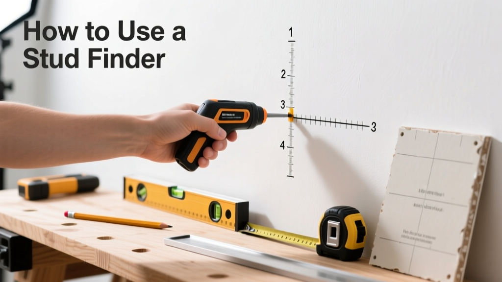 How to Use a Stud Finder: A Step-by-Step Tutorial