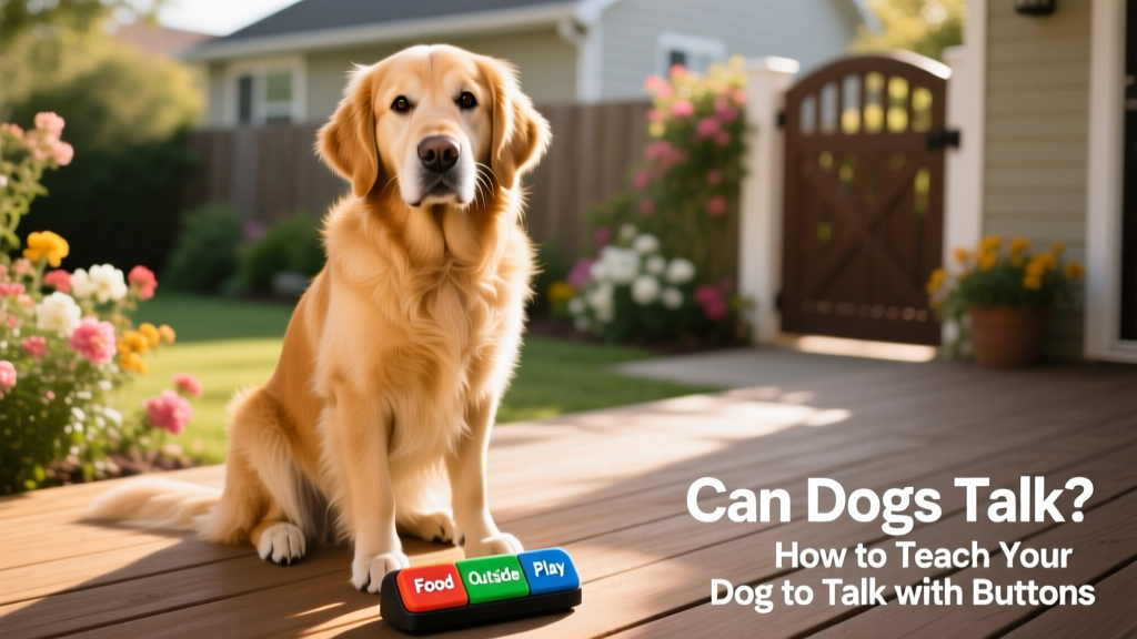 Can Dogs Talk? How to Teach Your Dog to Talk With Buttons