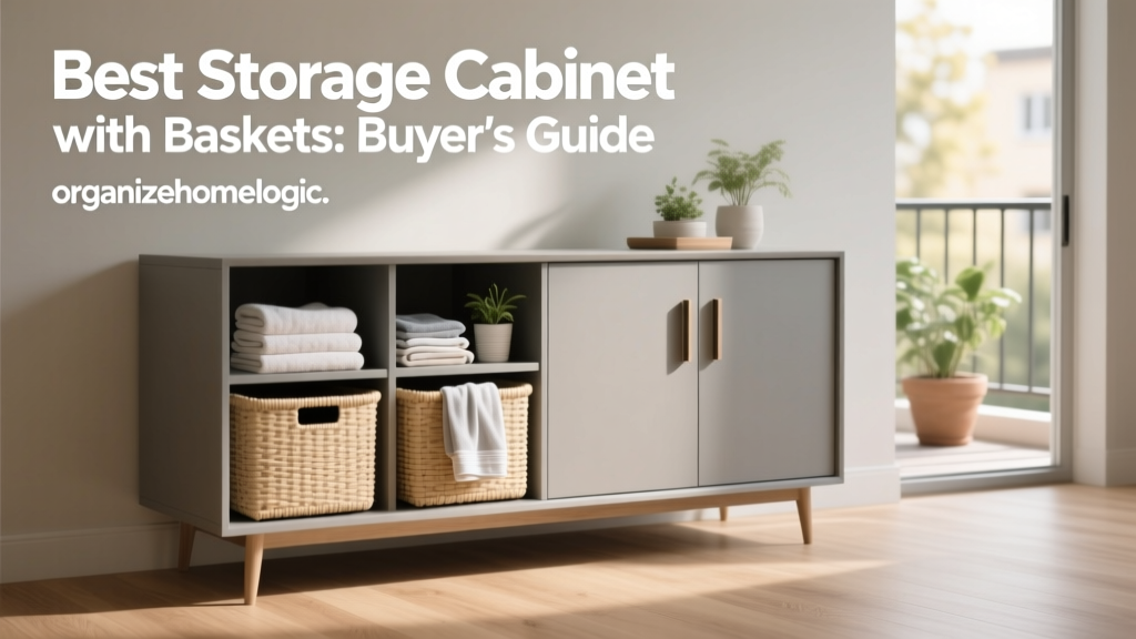 Best Storage Cabinet with Baskets: Buyer's Guide