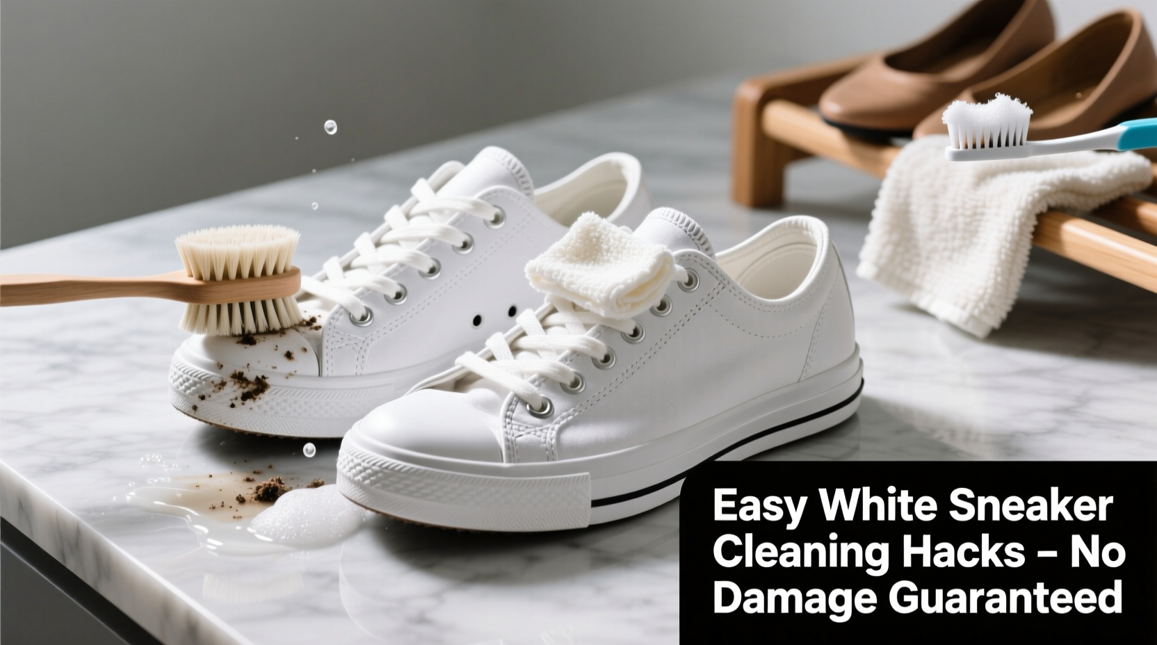 how to clean white sneakers without ruining the fabric easy hacks