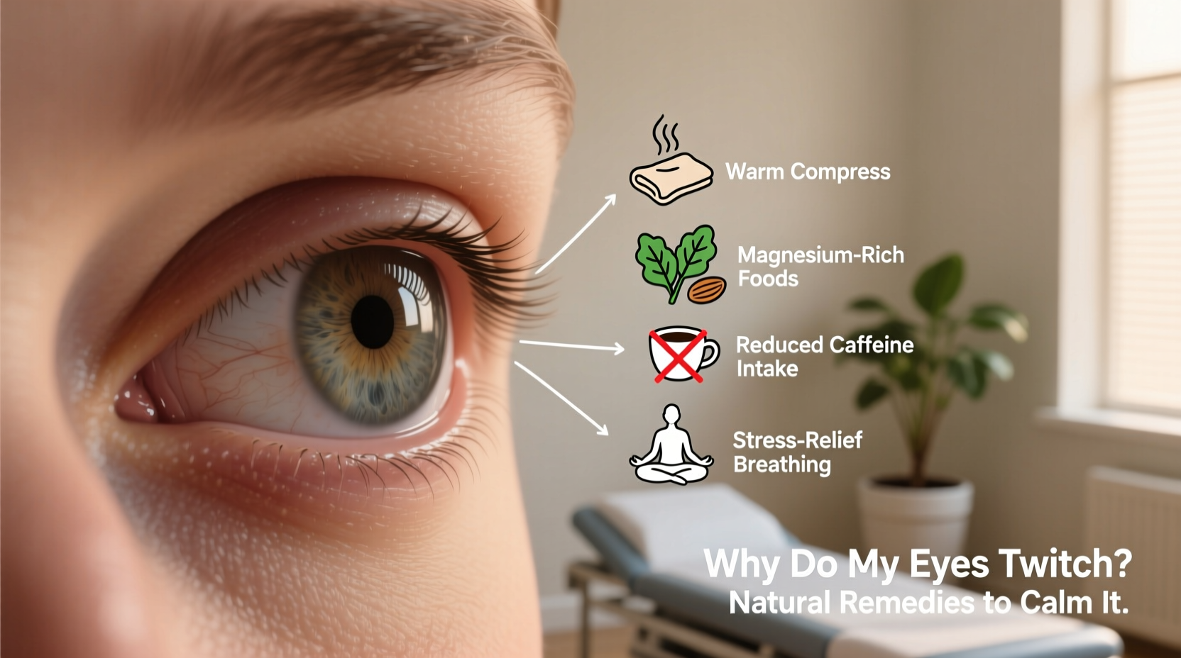 why do my eyes twitch and natural remedies to calm it