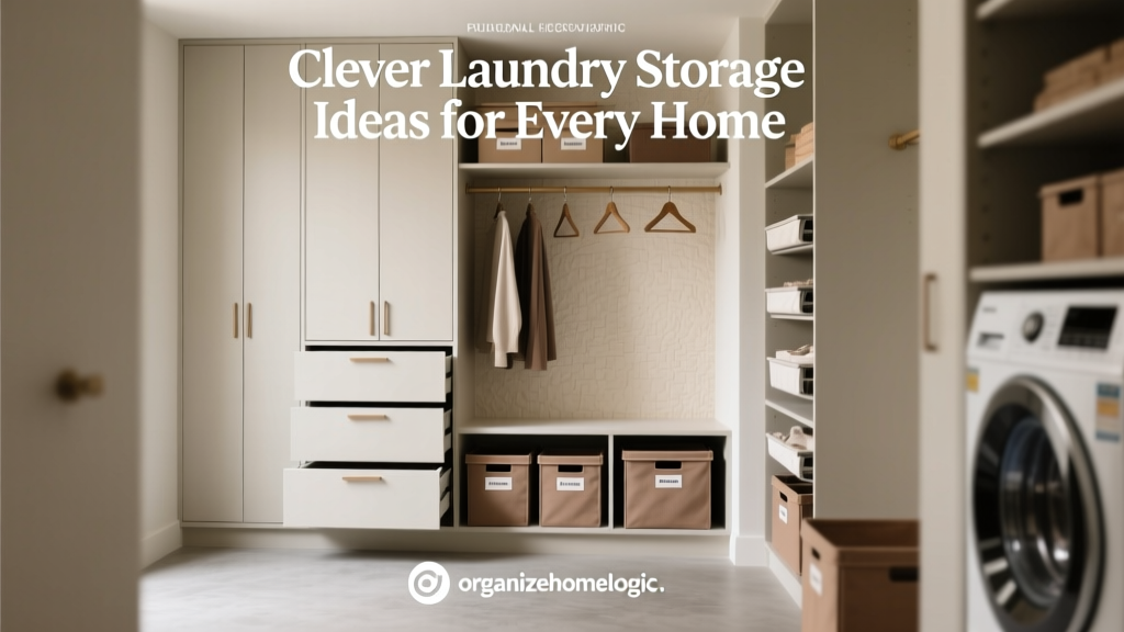 Clever Laundry Storage Ideas for Every Home