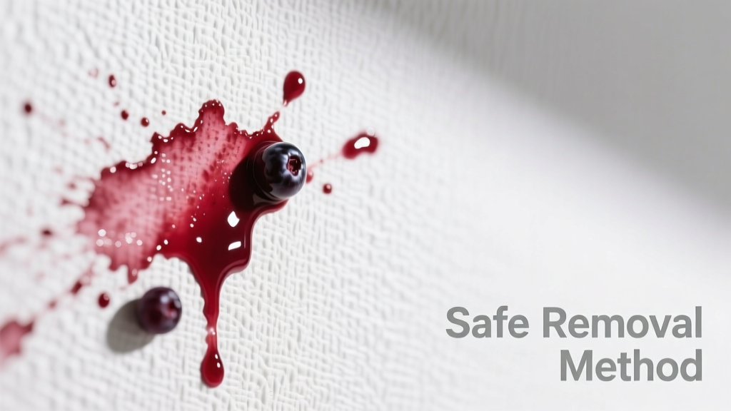 How to Remove Berry Juice from Wallpaper Safely