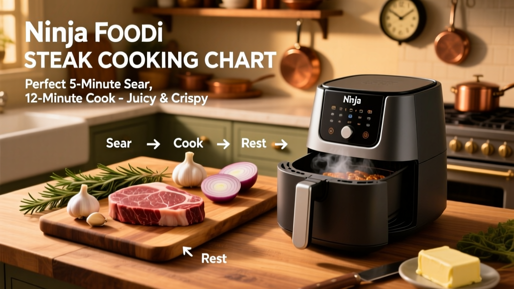 Ninja Foodi Steak Cooking Chart: Where to Find It
