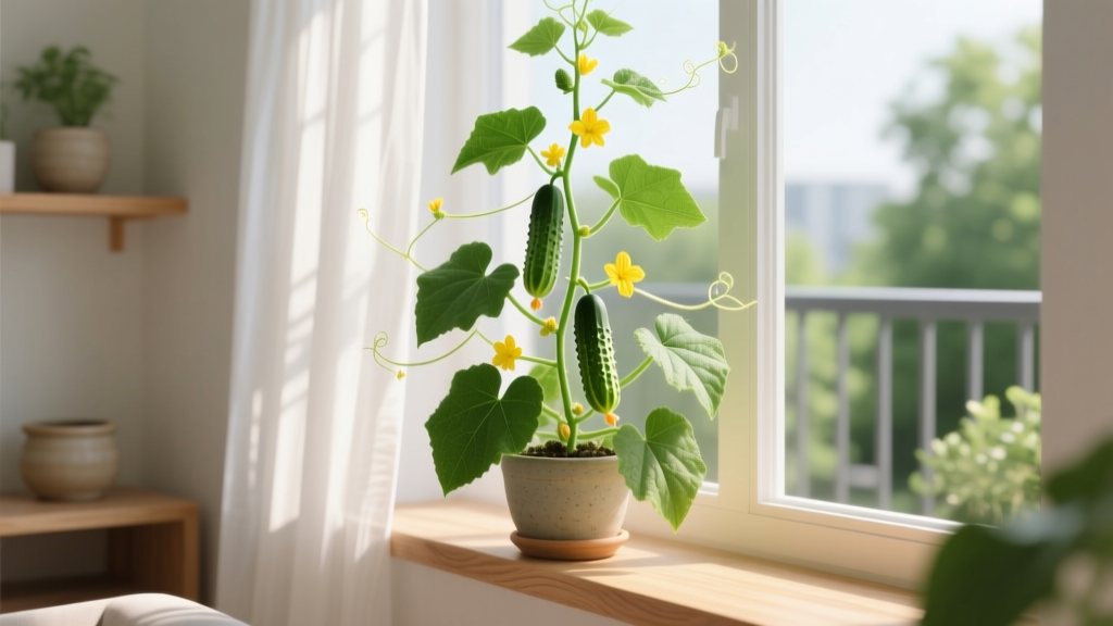 Hand-Pollinate Indoor Cucumber Plants (2026)