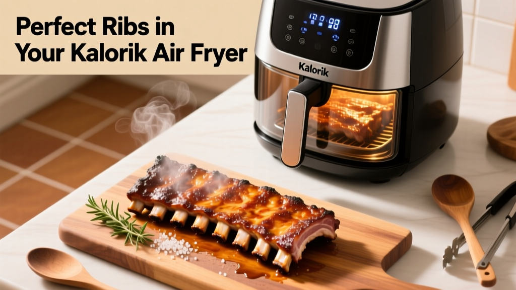 Perfect Ribs in Your Kalorik Air Fryer (Step-by-Step)