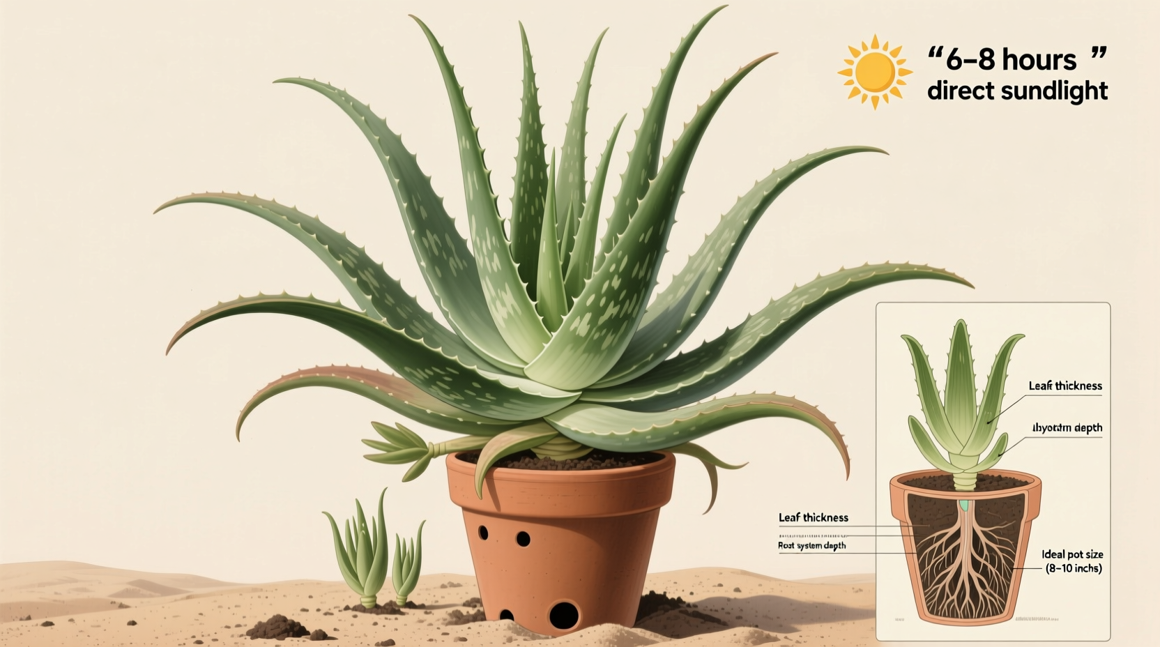 Aloe Vera Size Guide: Grow Bigger Plants | TheHomeSprouts