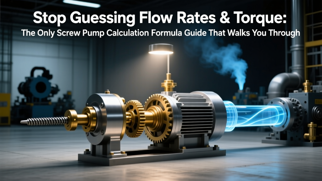 Screw Pump Calculations: ISO 5198 Formula Guide