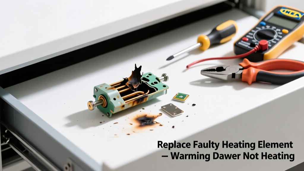 Warming Drawer Not Heating: Replace Faulty Heating Element