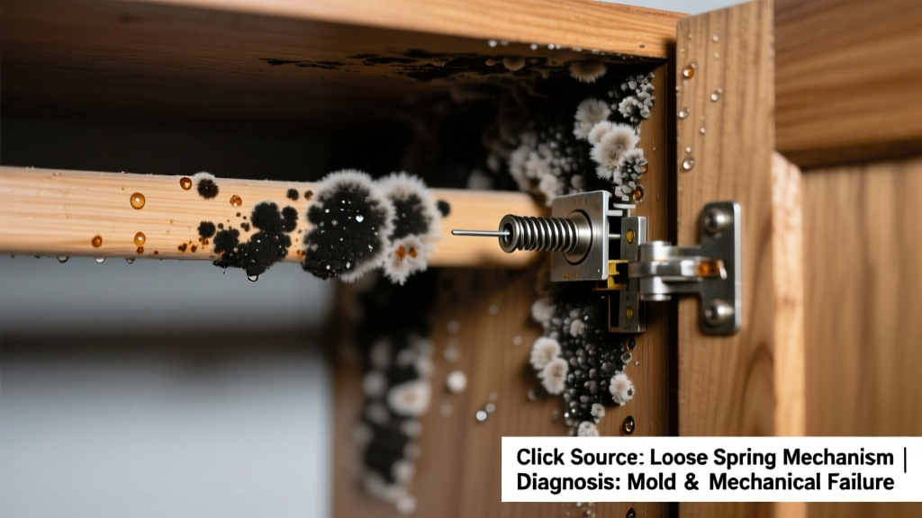 Mold in Closet Making Clicking Sound: Quick Diagnosis