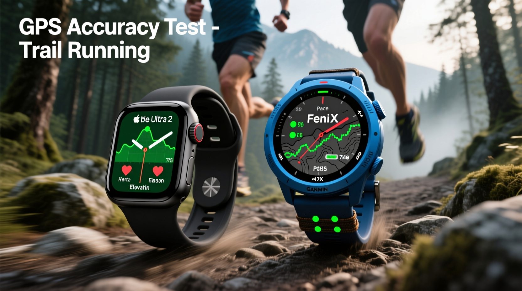 apple watch ultra 2 vs garmin fenix 7x for trail running accuracy