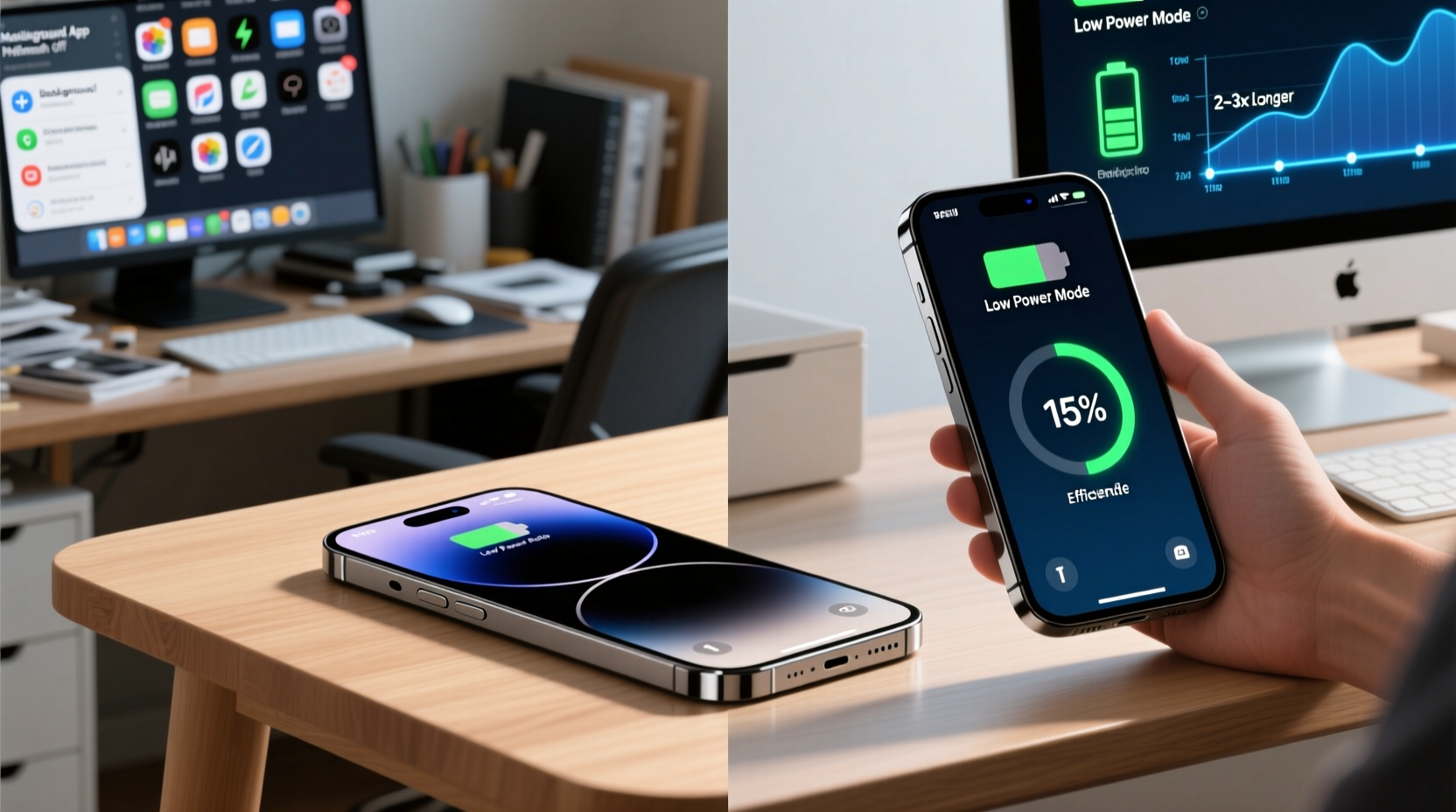 iPhone Battery Life: Low Power Mode vs Background App Refresh