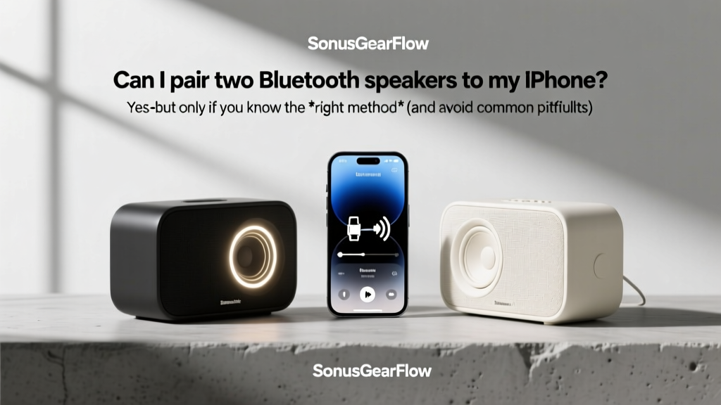 Can I Pair Two Bluetooth Speakers to My iPhone? (2026)