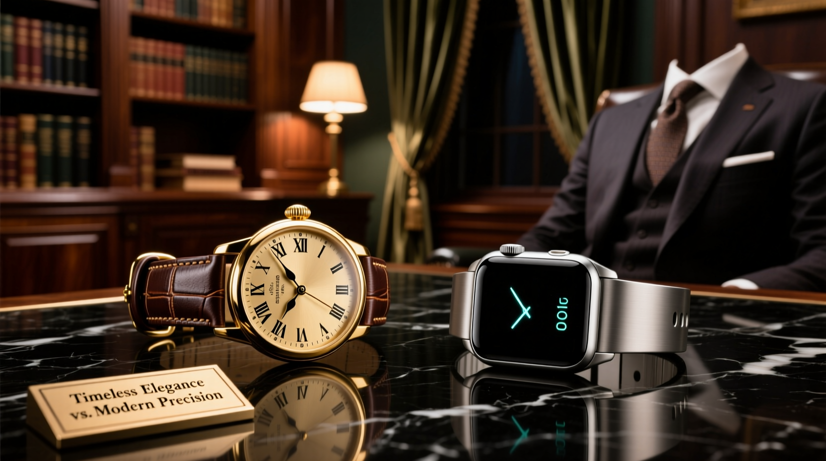 analog watch vs smartwatch for formal occasions which looks classier