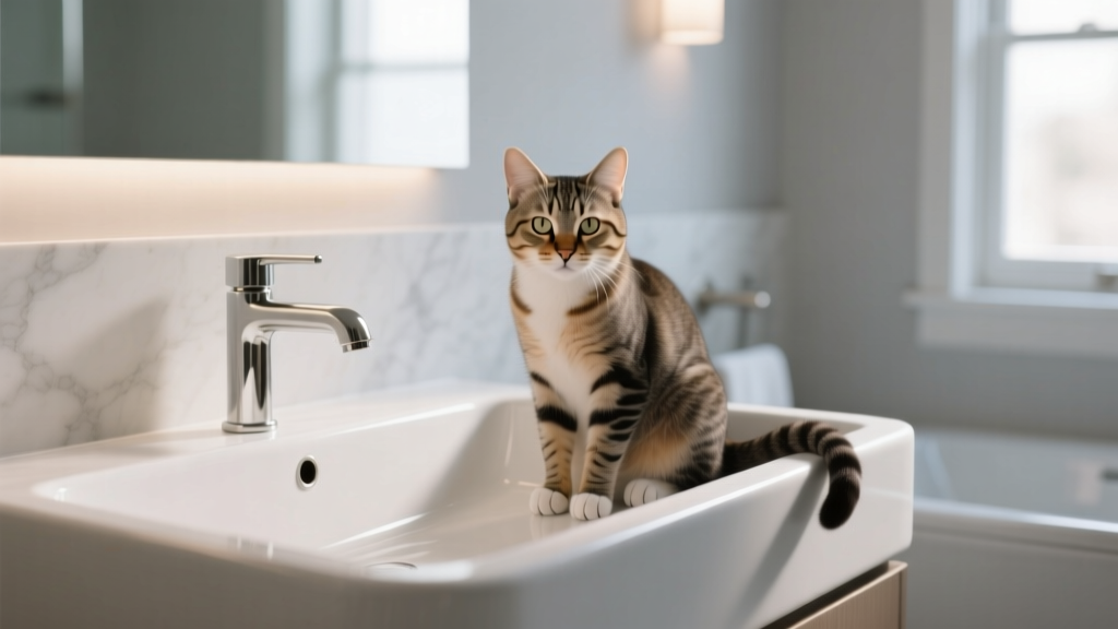 Why Cats Sit in Sinks and Basins