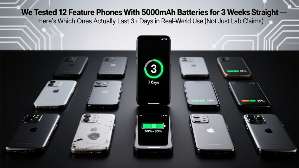 We Tested 12 Feature Phones With 5000mAh Batteries for 3 Weeks Straight — Here’s Which Ones Actually Last 3+ Days in Real-World Use (Not Just Lab Claims)