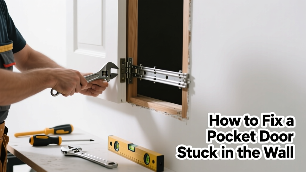 How to Fix a Pocket Door Stuck in the Wall