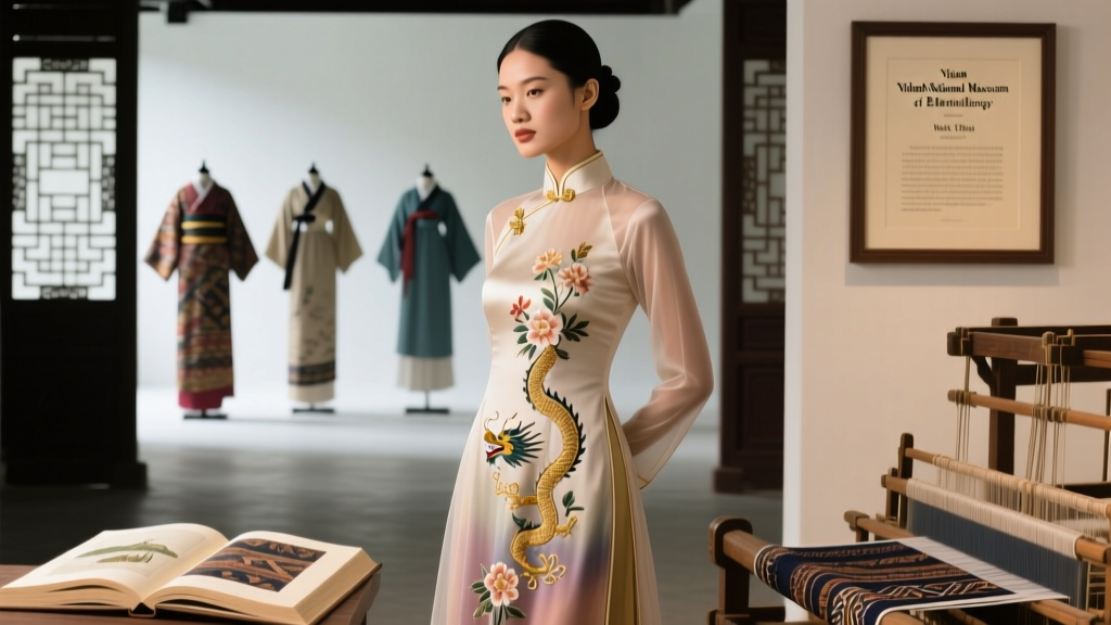 Vietnamese Ao Dai Embroidery Motifs And Regional Styles