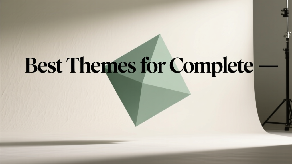 Best Themes for Complete: Top 7 High-Performance, Fully Integrated Solutions in 2024