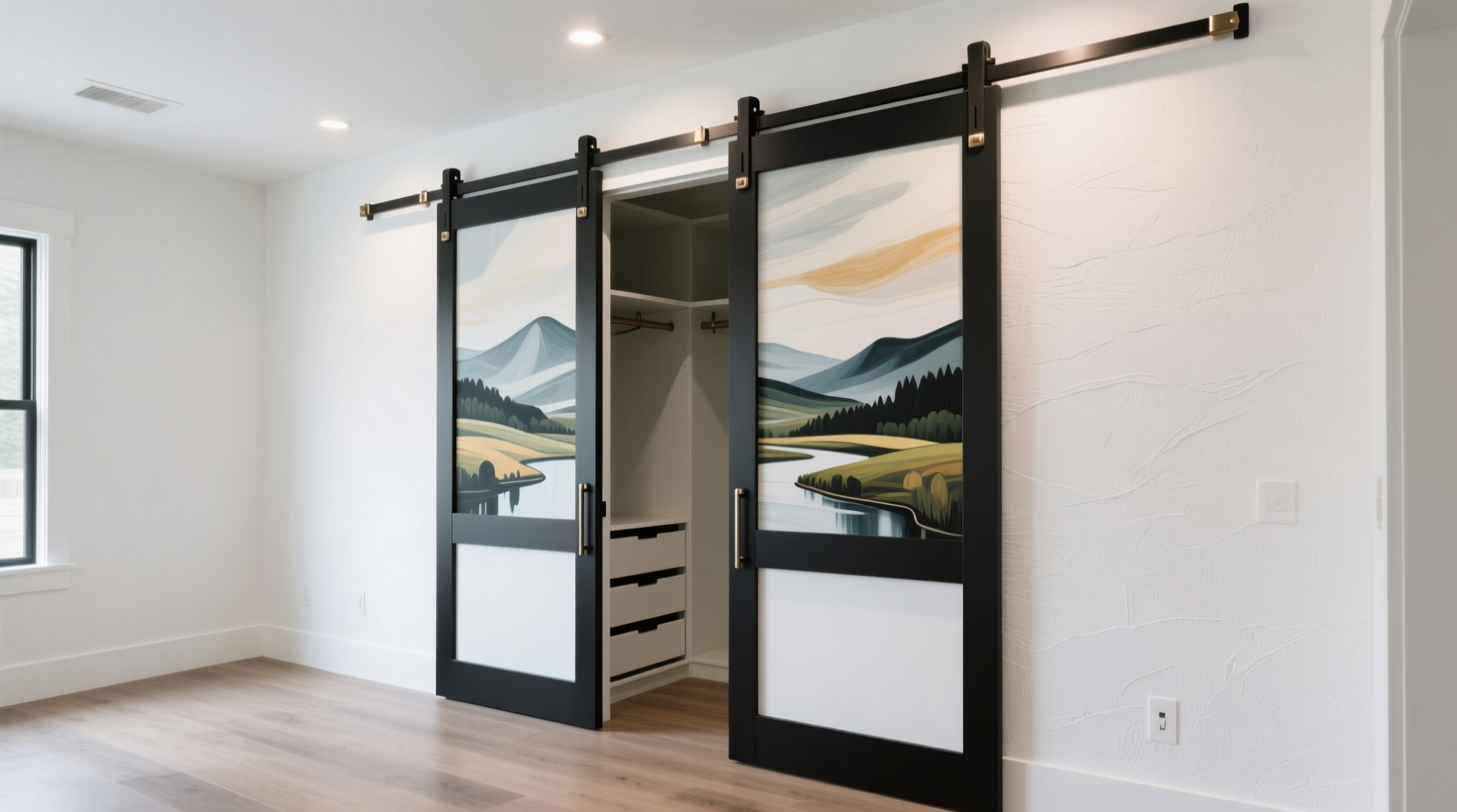 closet organization tips barn doors as art displays