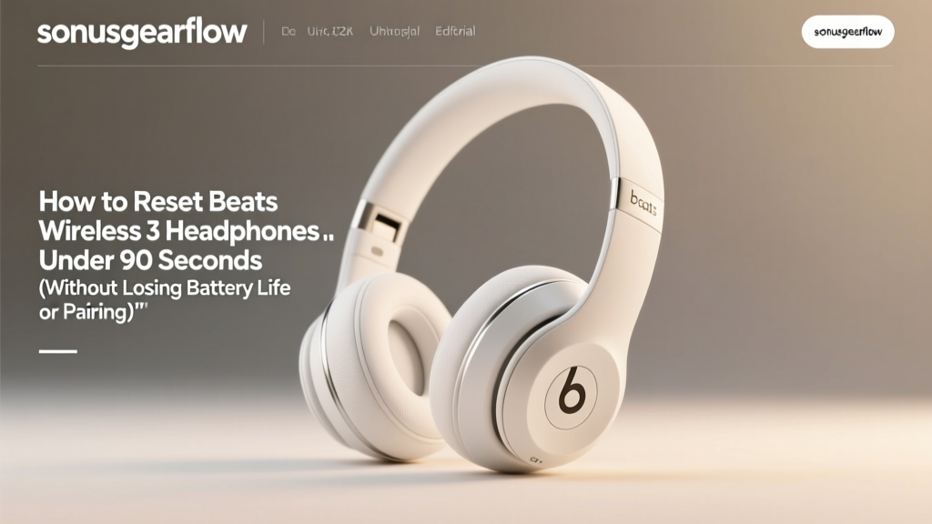 How to Reset Beats Wireless 3 Headphones (2026)