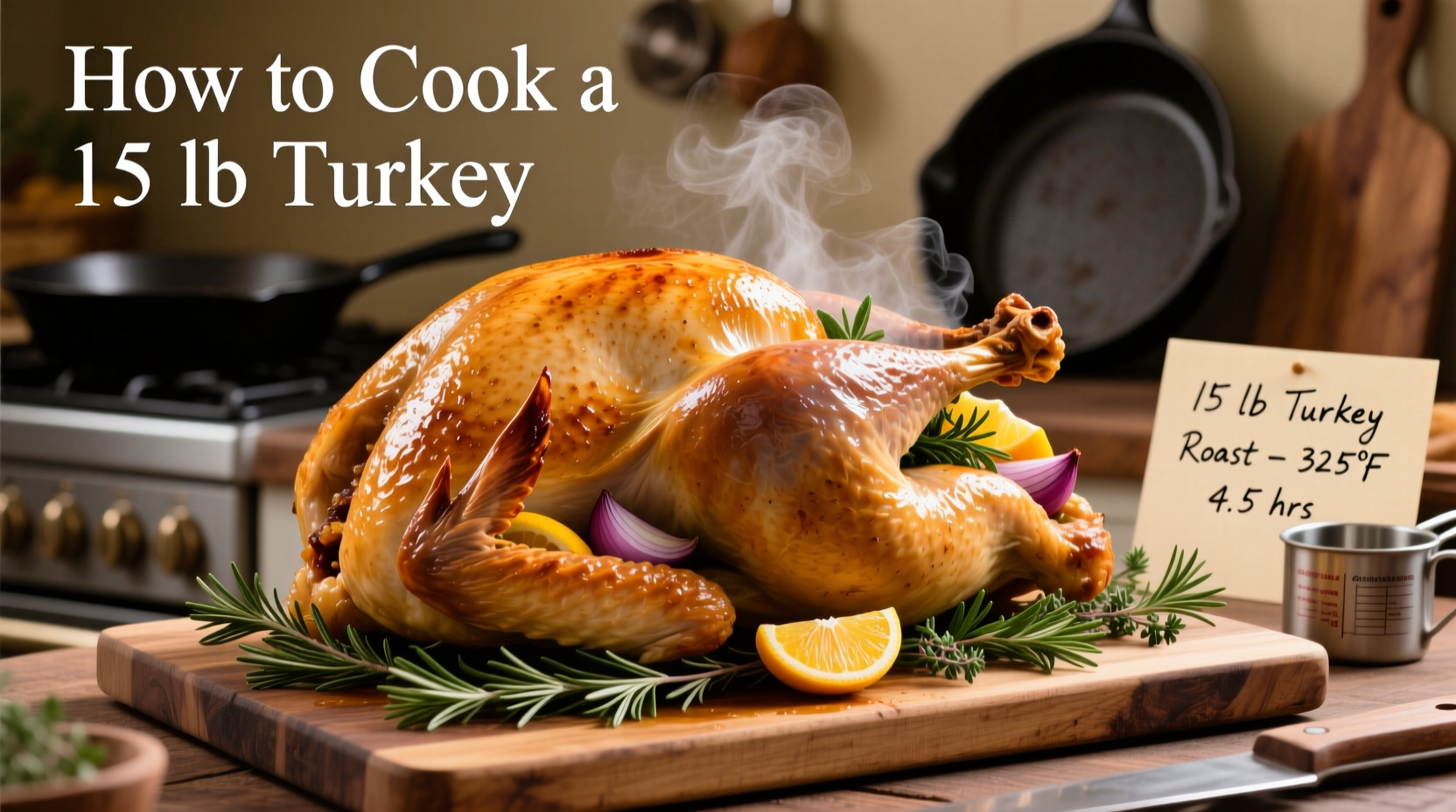 how to cook a 15 lb turkey