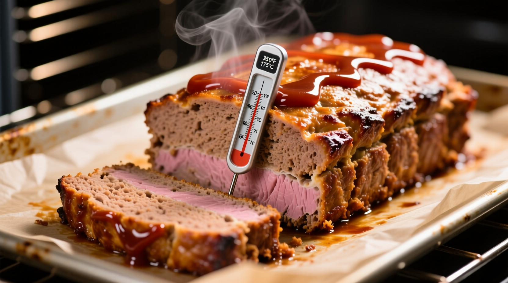 how long to cook 1lb meatloaf at 350
