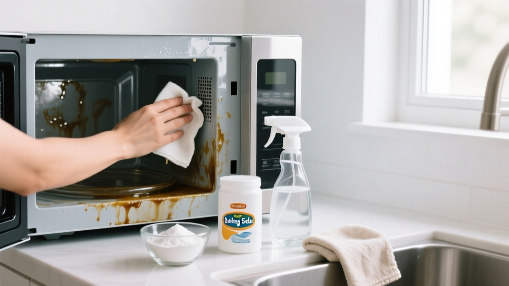 Easy & Proven: How to Get Grease Out of Microwave Fast