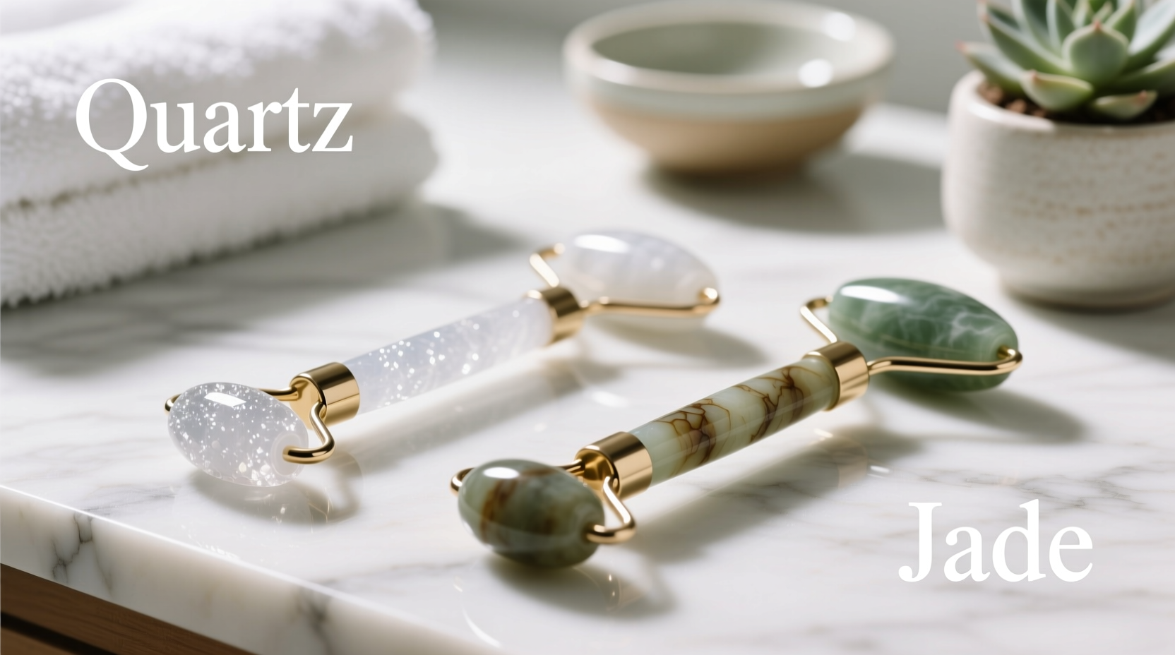 facial rollers quartz vs jade do materials make a difference
