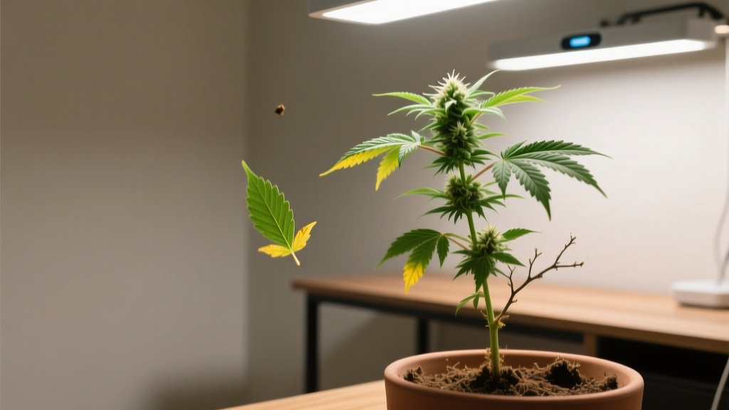 Indoor Marijuana Leaf Drop: Fix Yield Loss Fast