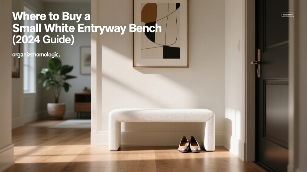 Where to Buy a Small White Entryway Bench (2024 Guide)