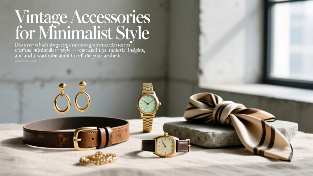 Vintage Accessories for Minimalist Style