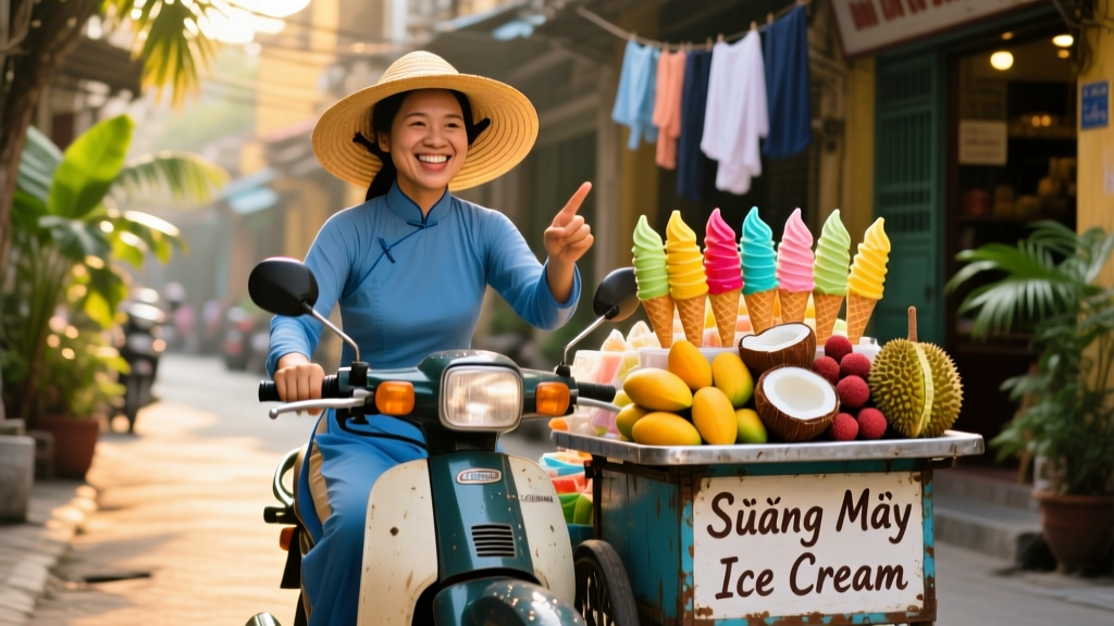 Hanoi’s Ice Cream Motorbike Drive-In: A Cultural Phenomenon on Two Wheels