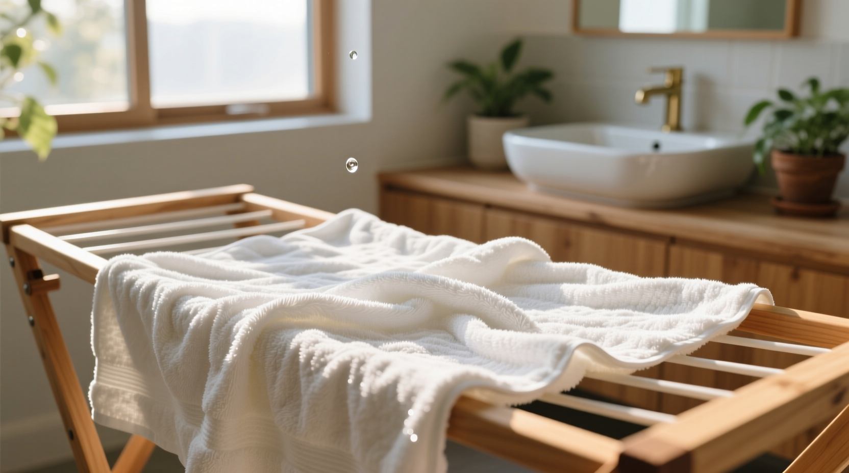 how to revive stiff bath towels naturally