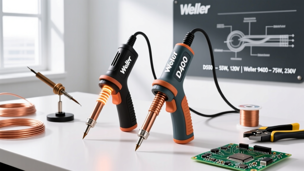 Lowe's Soldering Gun Deep Dive: Weller D550 vs 9400 for Heavy Wiring