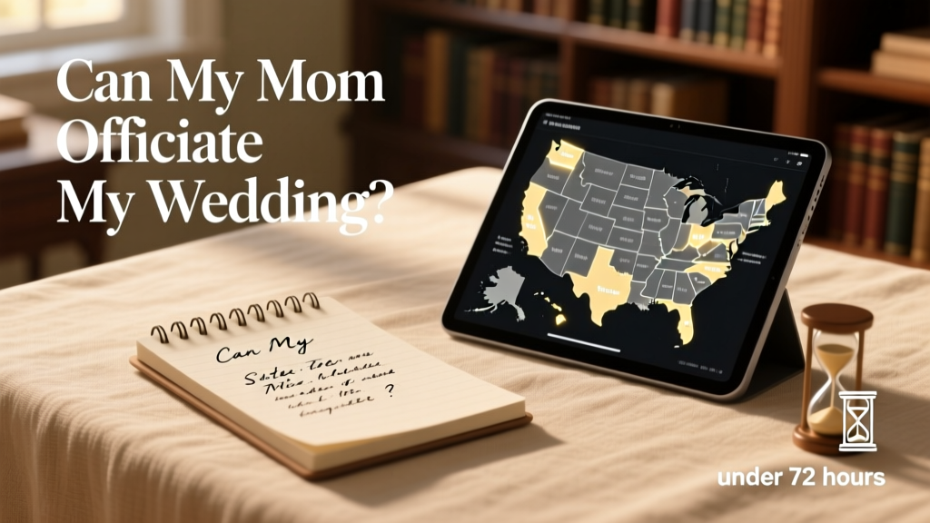 Can My Mom Officiate My Wedding? (2026)