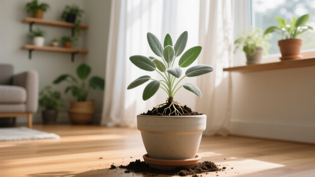 How To Care For Sage Plants Indoors Repotting Guide