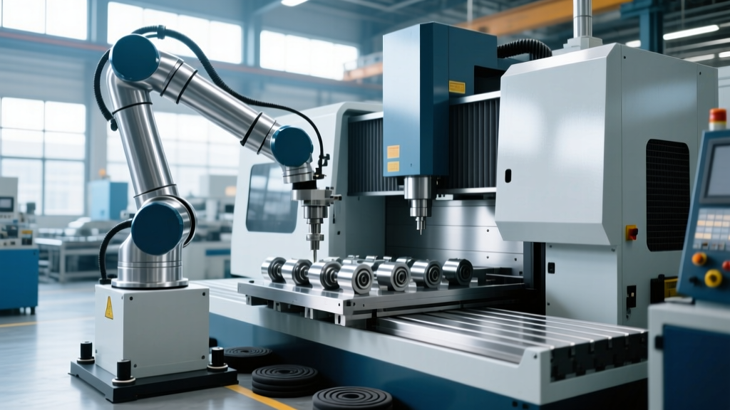 CNC Machine Tending Robot Cells: Noise & Vibration Damping Compared