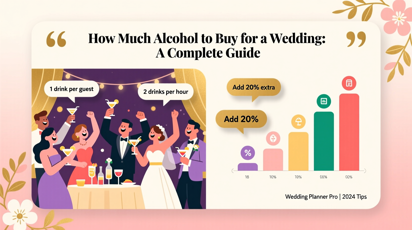 how much alcohol to buy for a wedding