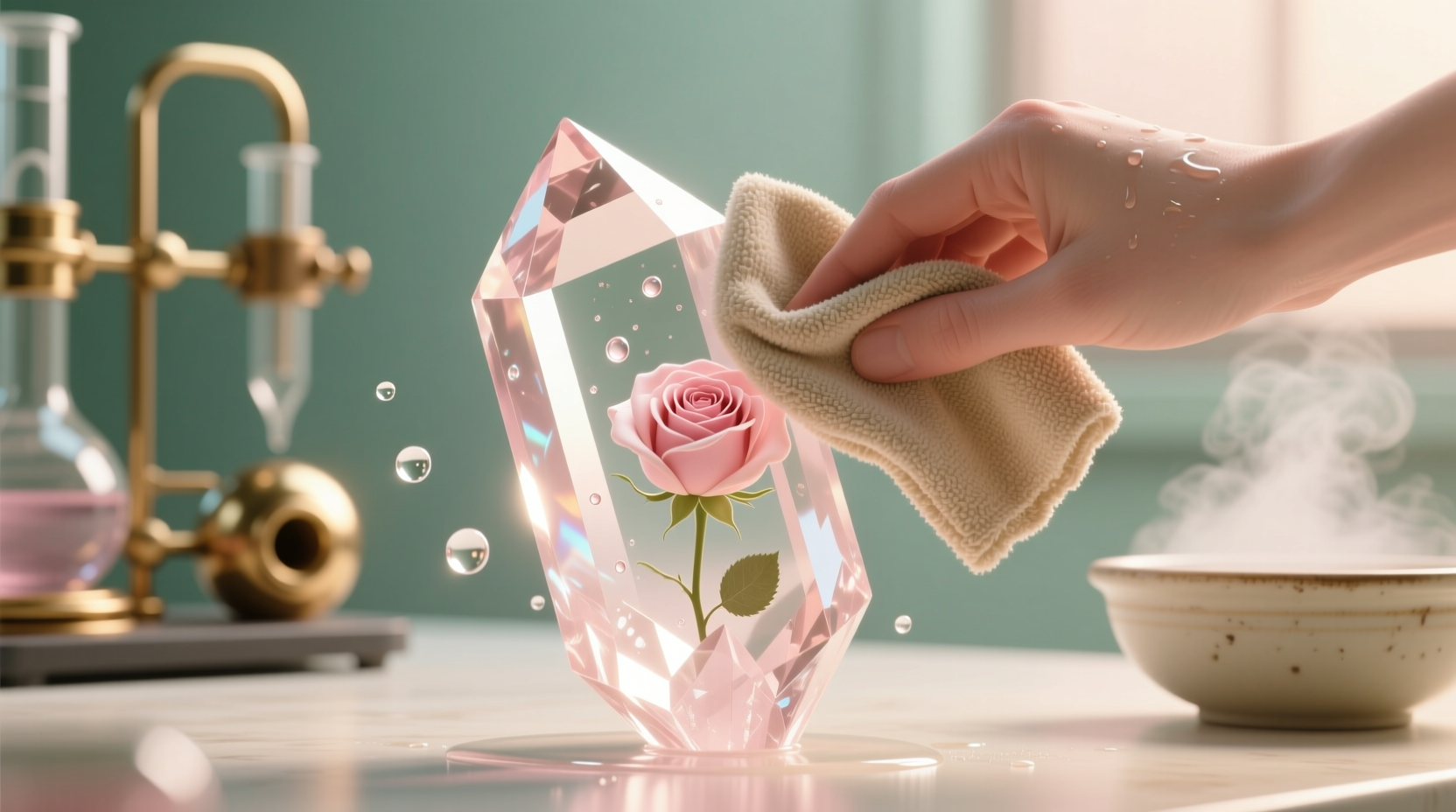 eco friendly quartz jewelry cleaning