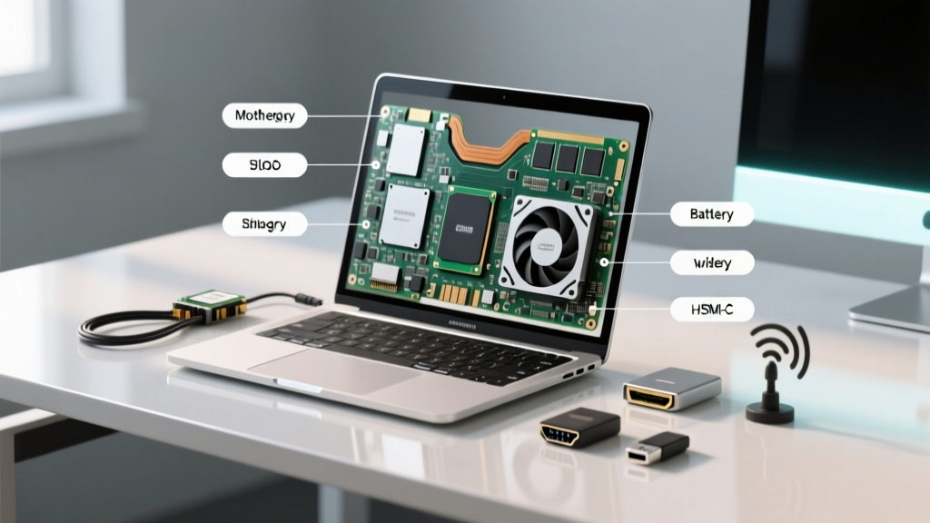 Laptop Parts Name Identify Every Component: The No-Fluff Visual Guide That Stops You From Misidentifying RAM, SSDs, or Thermal Paste (Even If You’ve Never Opened a Laptop)
