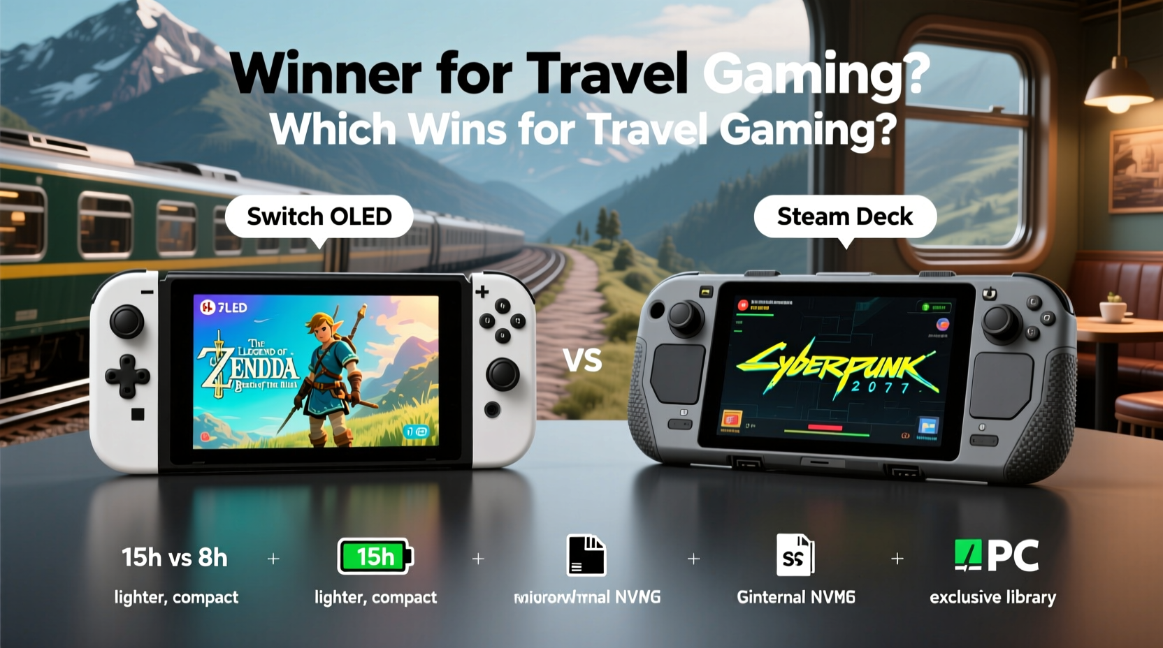 nintendo switch oled vs steam deck handheld which wins for travel gaming