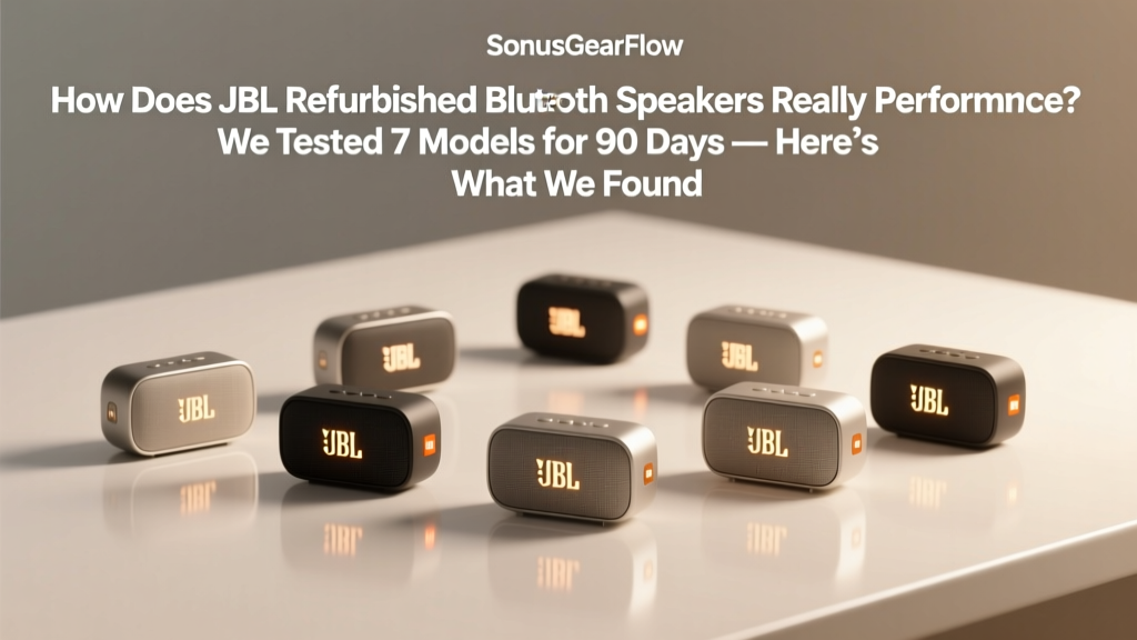 JBL Refurbished Bluetooth Speakers: Real-World Tests (2026)