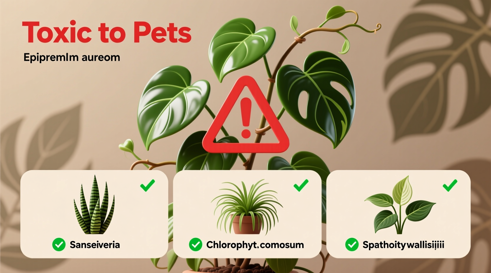 Is Pothos Toxic to Pets? 5 Safe Alternatives