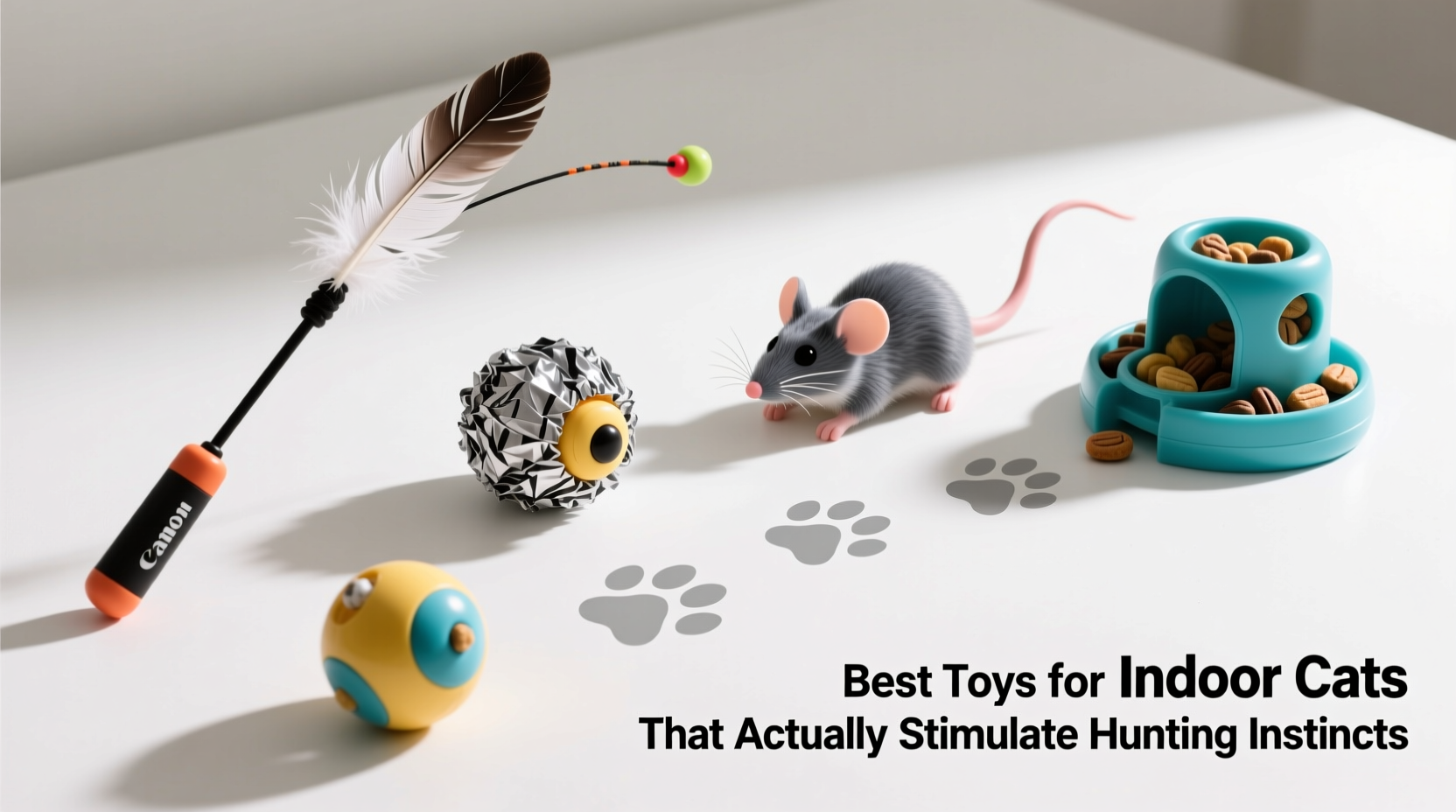 best toys for indoor cats that actually stimulate hunting instincts