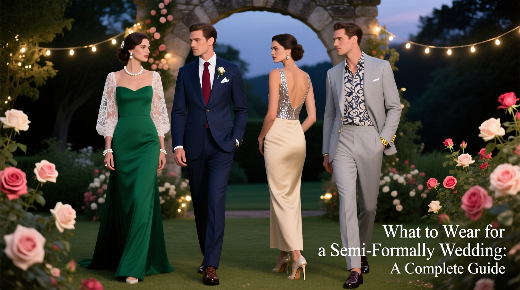 what to wear for semi formal wedding