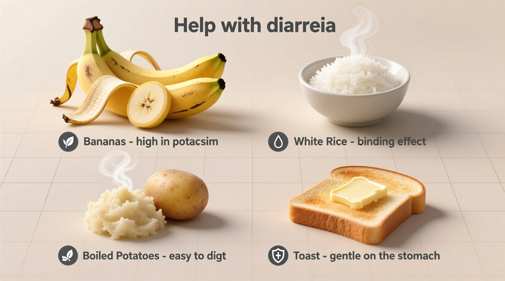 what foods help with diarrhea