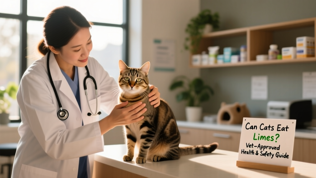 Veterinarian gently examining a calm cat during a routine wellness check, emphasizing proactive care