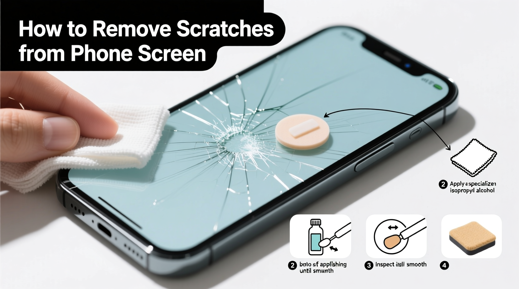 how to remove scratches from a phone screen without replacing it
